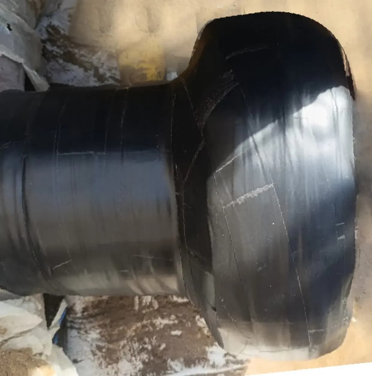 Viscotaq Protection for Buried Flanges